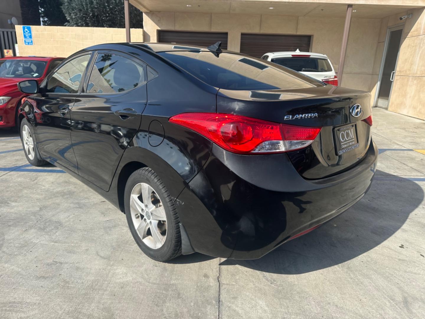 2013 Black /Black Hyundai Elantra (KMHDH4AE8DU) with an 4 Cylinder engine, Automatic transmission, located at 30 S. Berkeley Avenue, Pasadena, CA, 91107, (626) 248-7567, 34.145447, -118.109398 - Photo#2